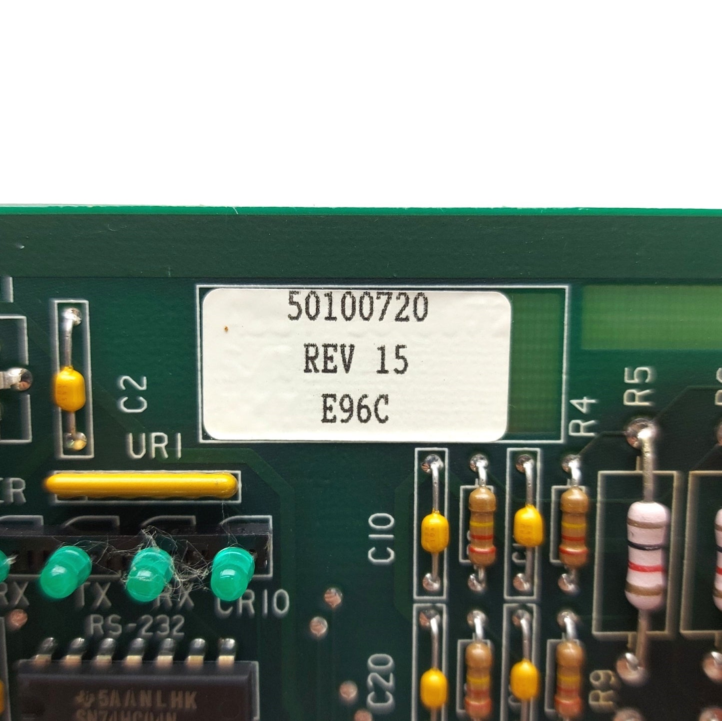Used Trane 50100720 Rev. 15 E96C Tracer Programmable Control Module/Board