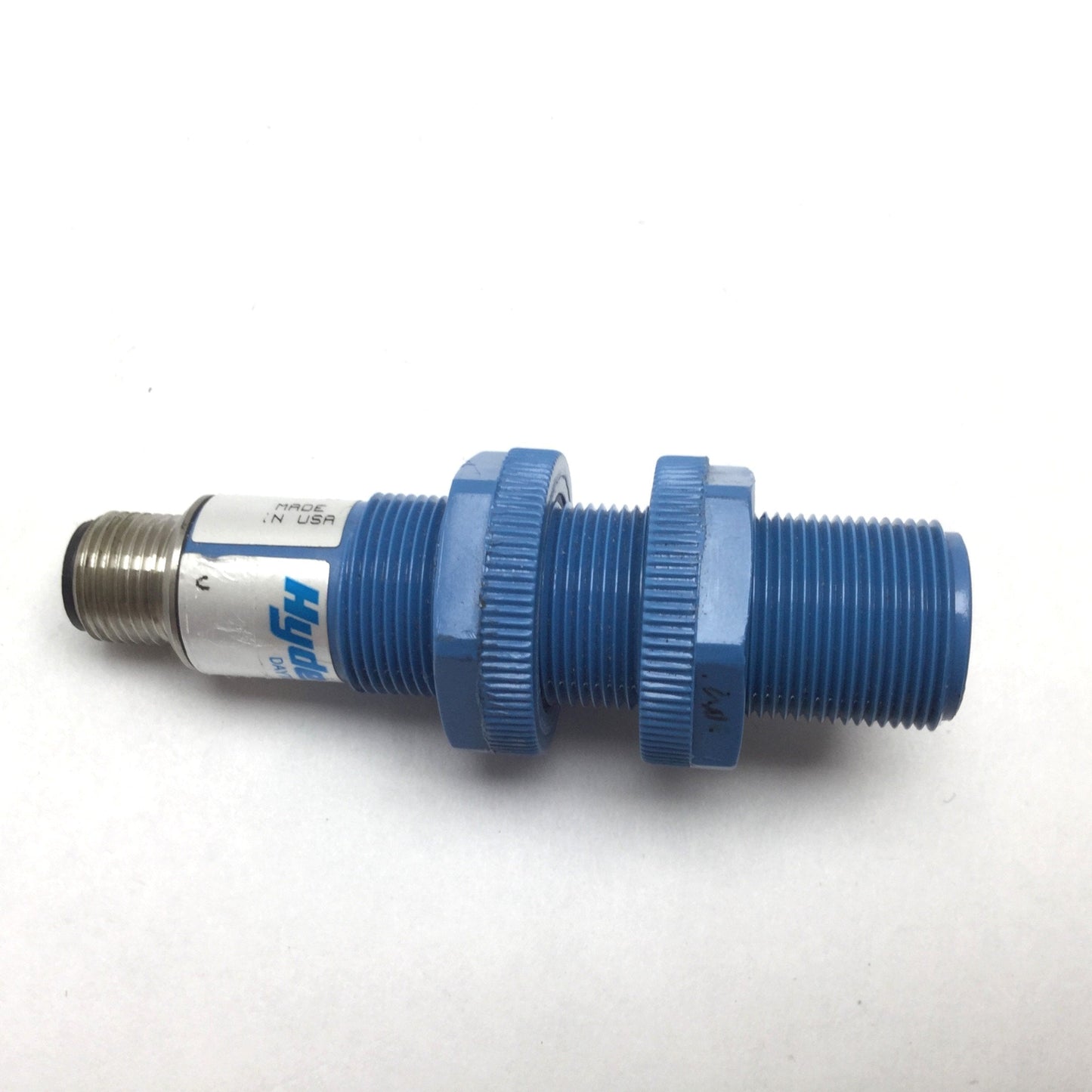 Used Hyde Park SC650A-B00 Ultrasonic Proximity Sensor 254mm, 12-24VDC, M18, M12 4-Pin