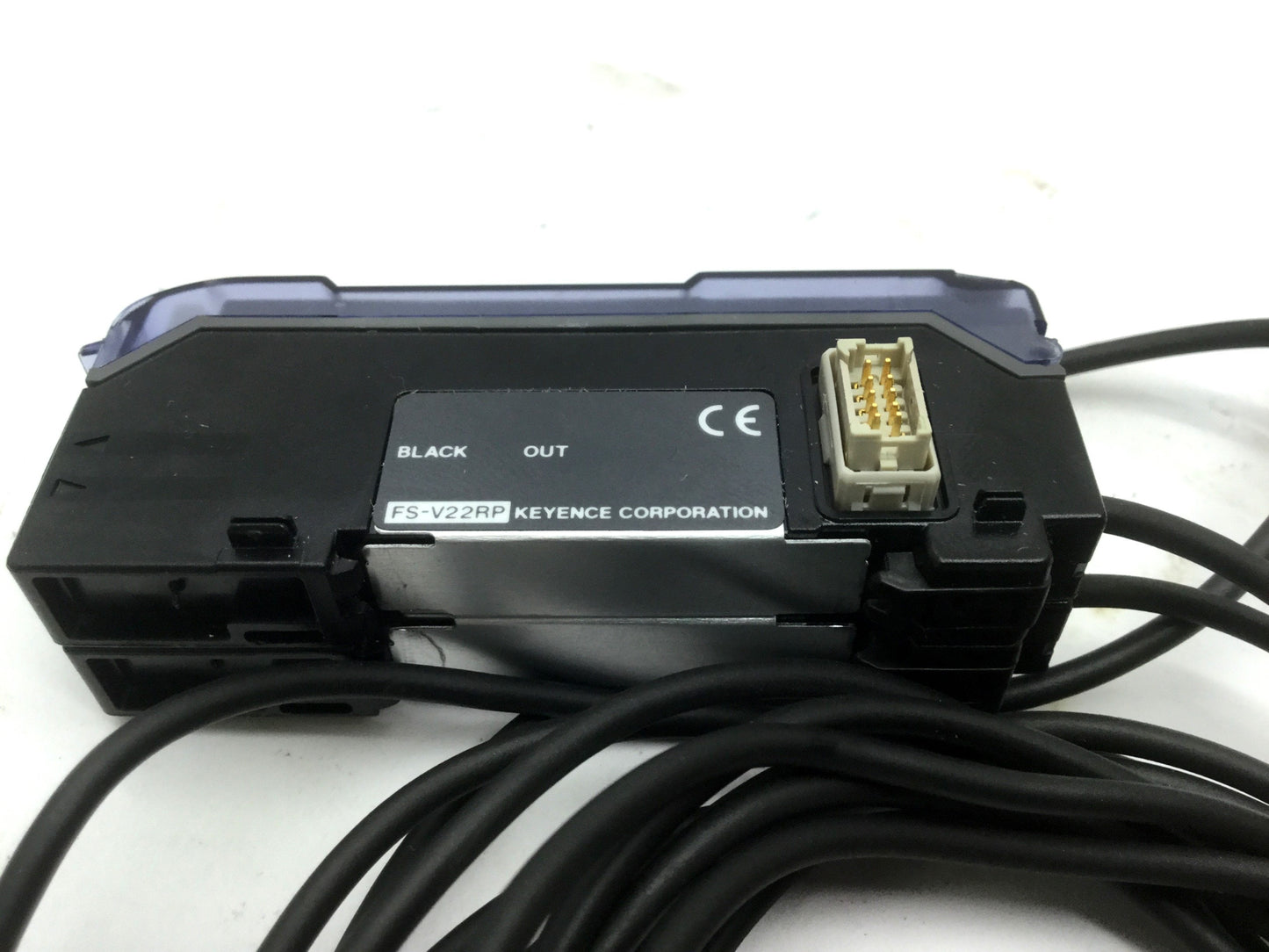Used Lot of 2 Keyence Corporation FS-V22RP Fiber Amplifier