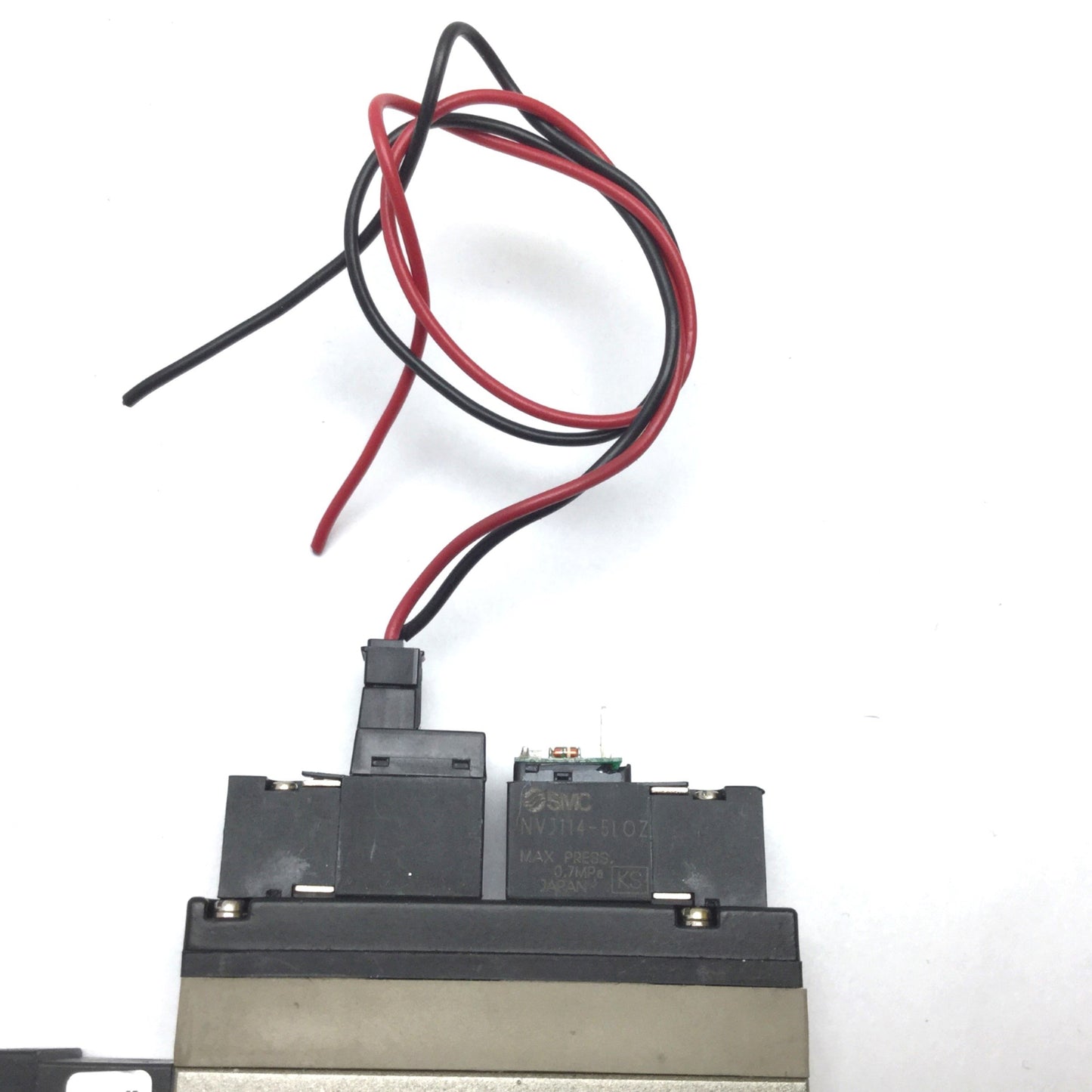 Used SMC NZM071HT-K5LZ Vacuum Generator Ejector, 24VDC, 30-80psi, *Missing Terminal