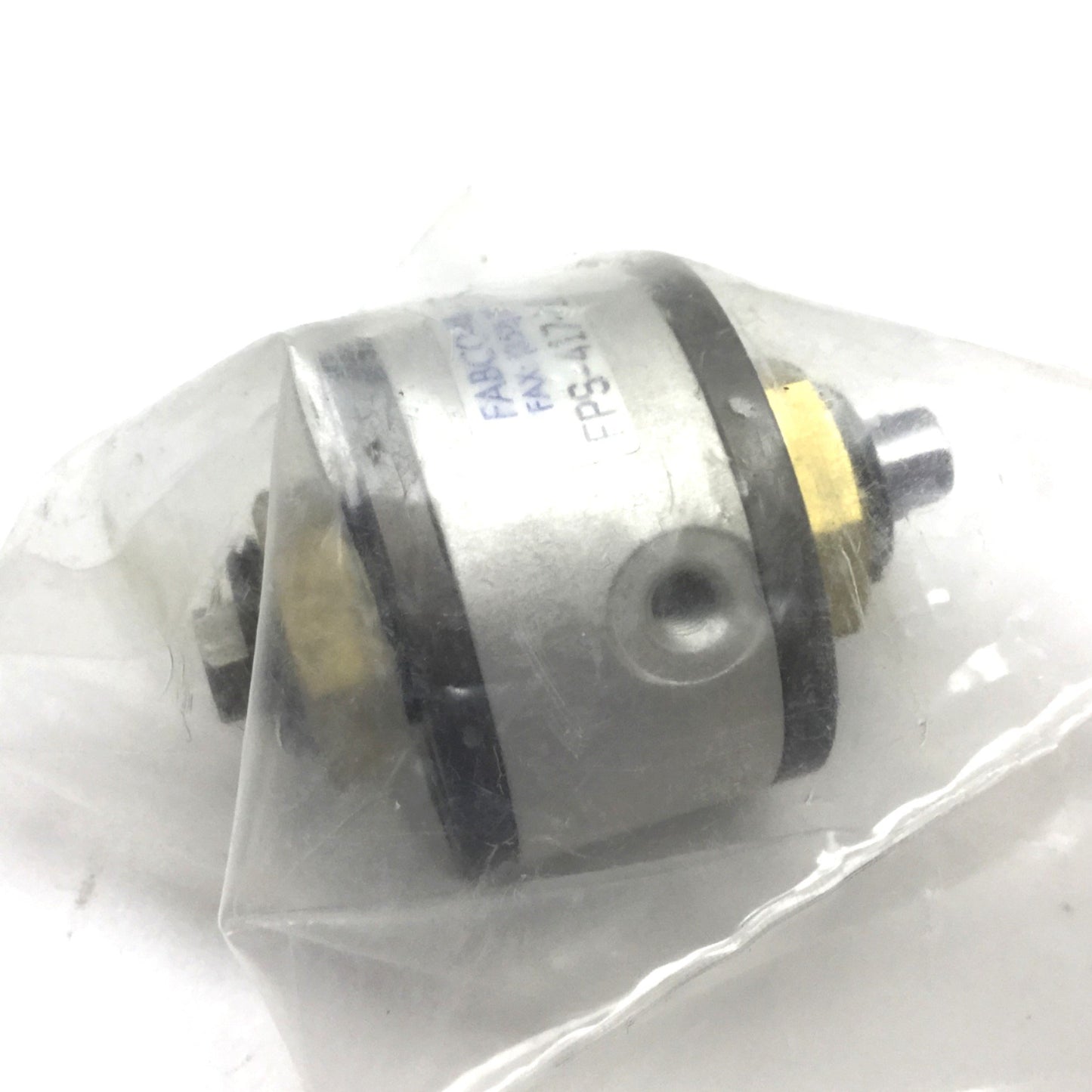 Used Fabco Air FPS-417-B2 Pancake Cylinder, Single Acting, Bore: 3/4", Stroke: 1/8"