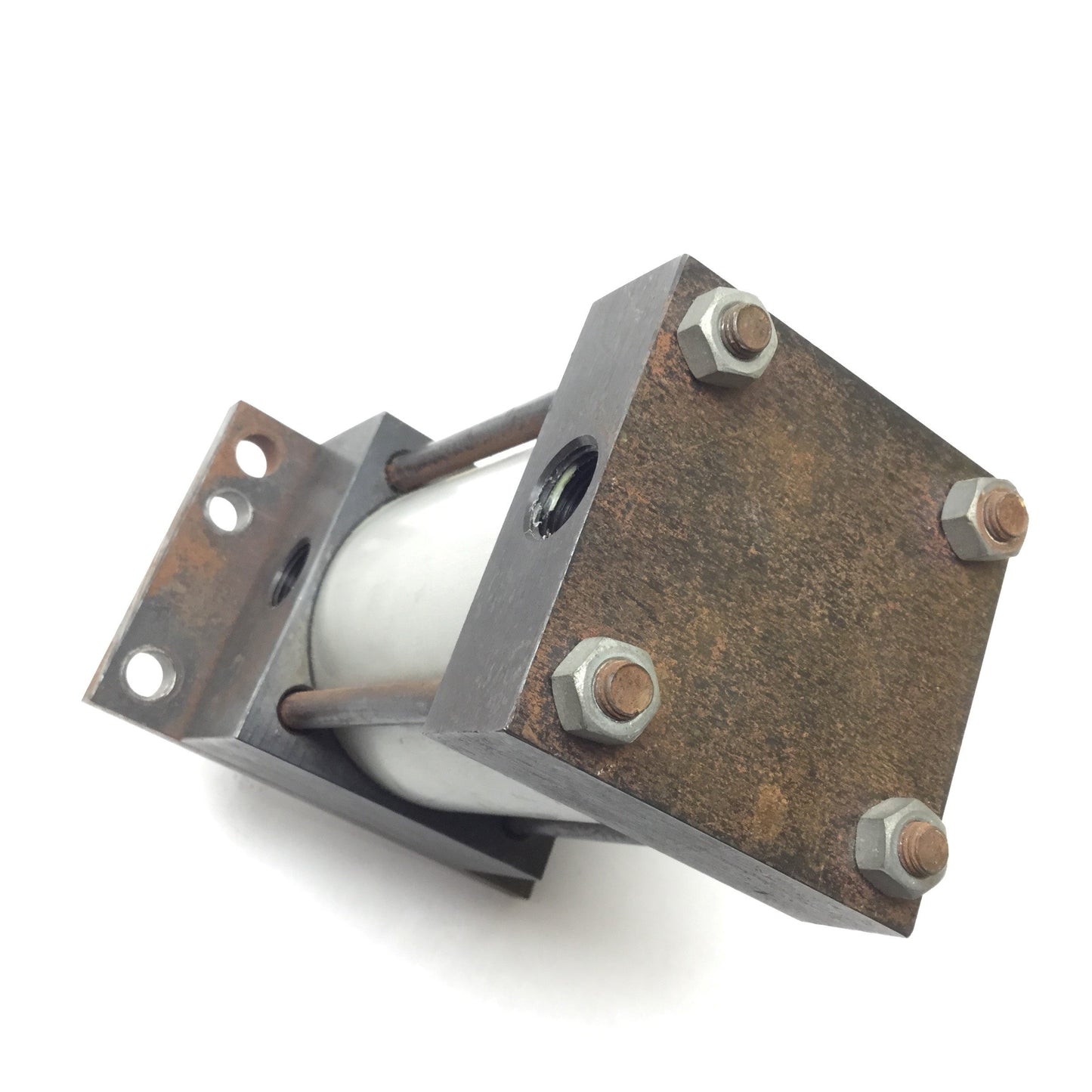 Used Airserv EJ0355A1 Pneumatic Cylinder, Bore: 2-1/2", Stroke: 2", 3/8" NPT, 250psi