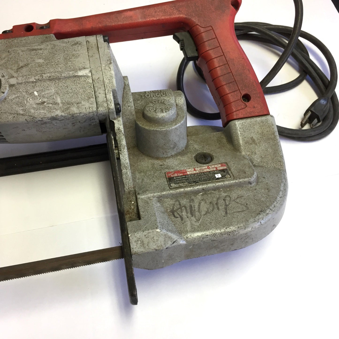 Used Milwaukee 6230 Heavy Duty Band Saw w/Case, Variable Speed 0-350 FPM, 120VAC 6A