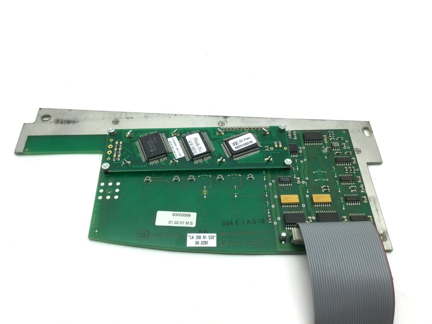 Used Leybold Inficon LN 200 61 520, UL 200 Helium Leak Detector Display Control Board