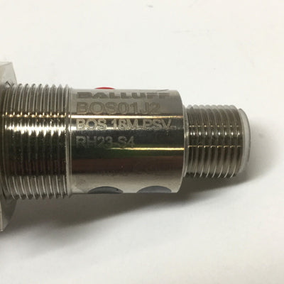 New Other Balluff BOS 18M-PSV-RH23-S4 Photoelectric Diffuse Sensor, 30-150mm, 10-30VDC