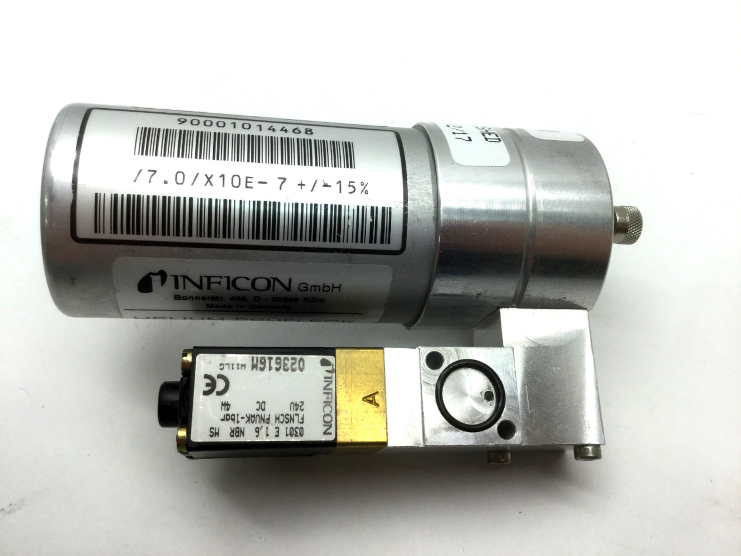 Used Leybold Inficon LN 200 Helium Leak Detection Calibration Valve US Pat 4,794,784