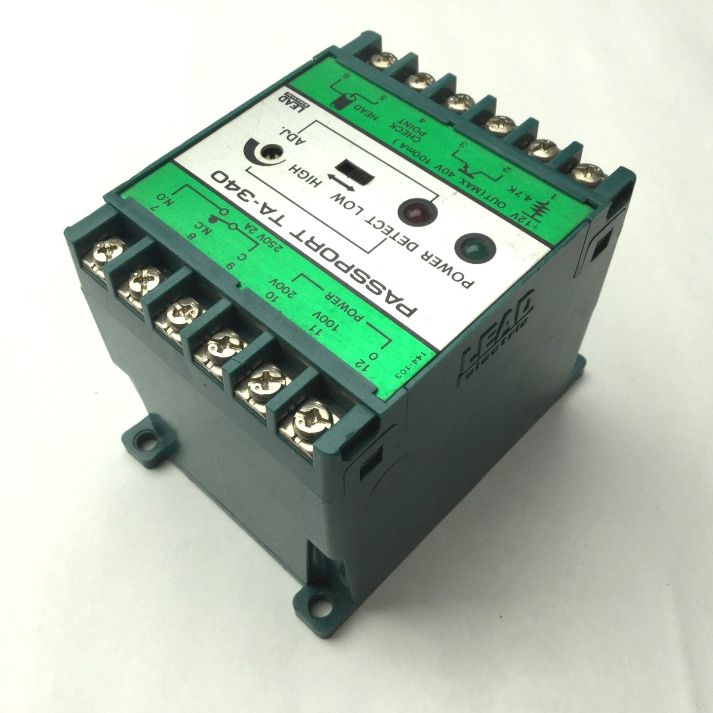 Used Lead Electronics Passport TA-340 Amplifier Unit, SPDT 250VAC, 2A Relay Contact