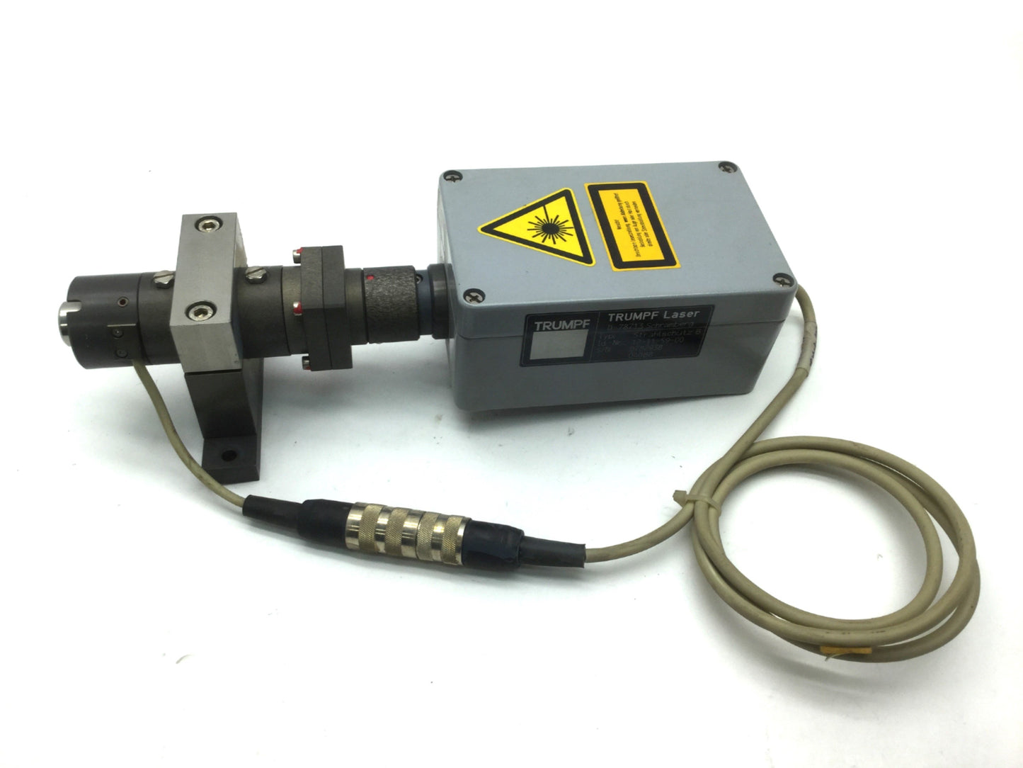 Used Trumpf 12-11-59-00 Laser Strahlschutz Beam Radiation Protector With Collimator