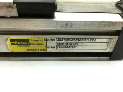 Used Parker Daedal 404150XR Standard Grade Linear Actuator 150mm Travel, 5mm Lead