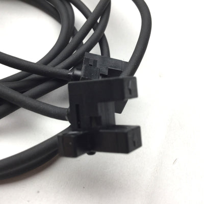 Used Lot of 2 SUNX PM-R24 Micro Photoelectric Slot Sensors, Sensing Range: 5mm