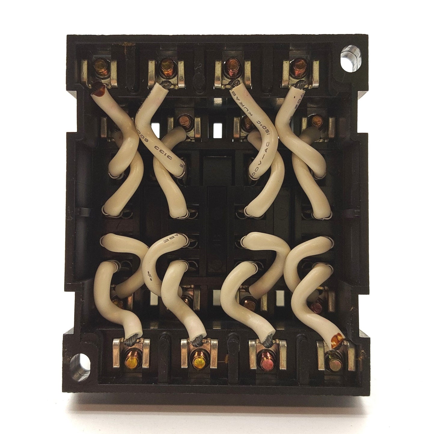 Used Panasonic HG4-DC24V Power Relay, 4PDT, 24VAC Coil, 250VAC 20A Contacts