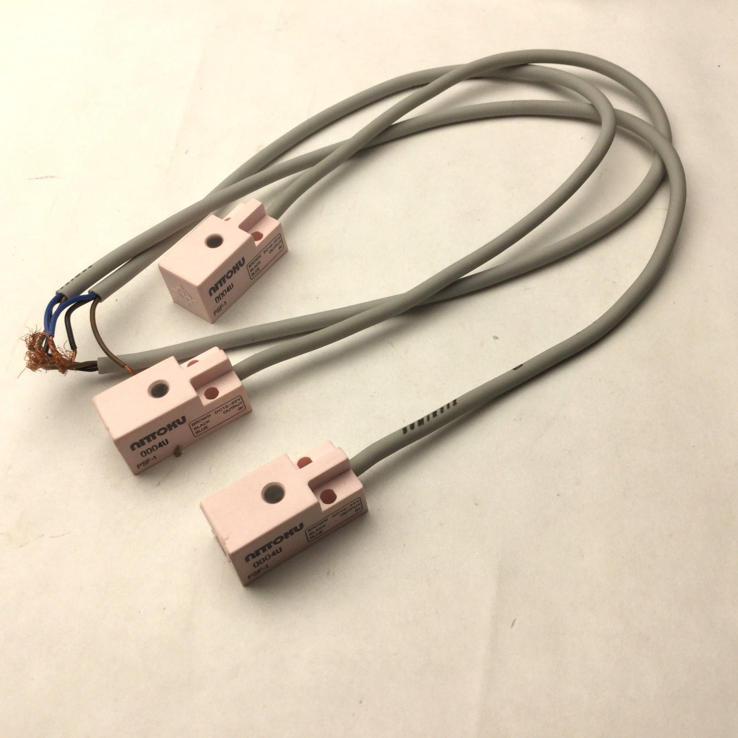 Used Lot of 3 Nittoku 0004U PSF-1 Proximity Switches, Voltage: 10-30VDC