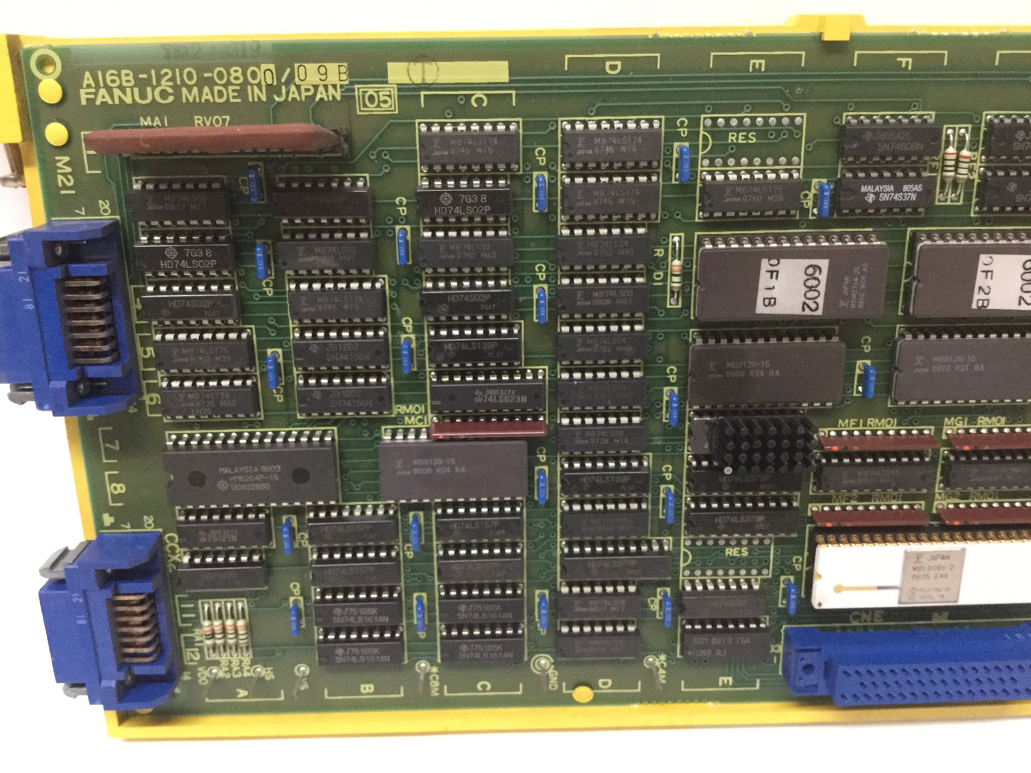 Used Fanuc A16B-1210-0800 /09B CNC Graphics/MPG Manual Pulse Generator Board PCB