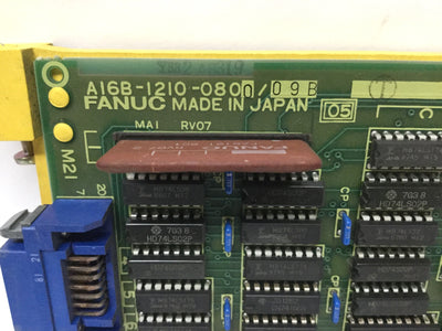 Used Fanuc A16B-1210-0800 /09B CNC Graphics/MPG Manual Pulse Generator Board PCB