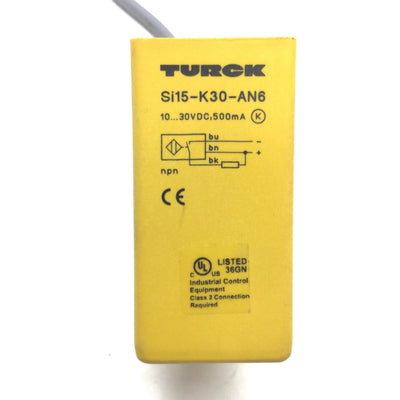 Used Turck Si15-K30-AN6 Slot Sensor, 30mm Slot, Sensing Range: 15mm, *Light Scratches