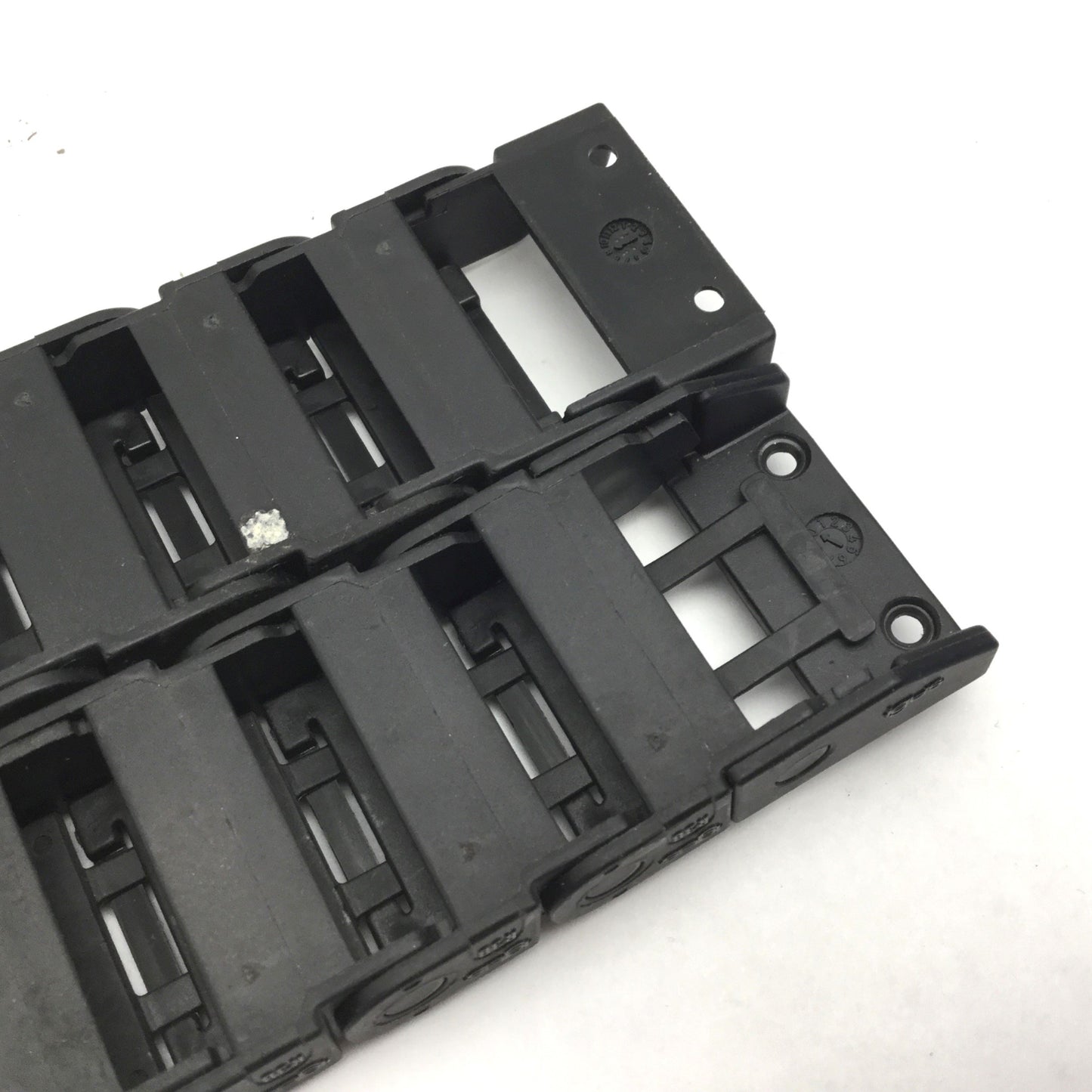 Used Lot of 2 Igus R38 21 Link Energy Chain 18-1/4" Long, 1-1/2" Width, Height 5/8"