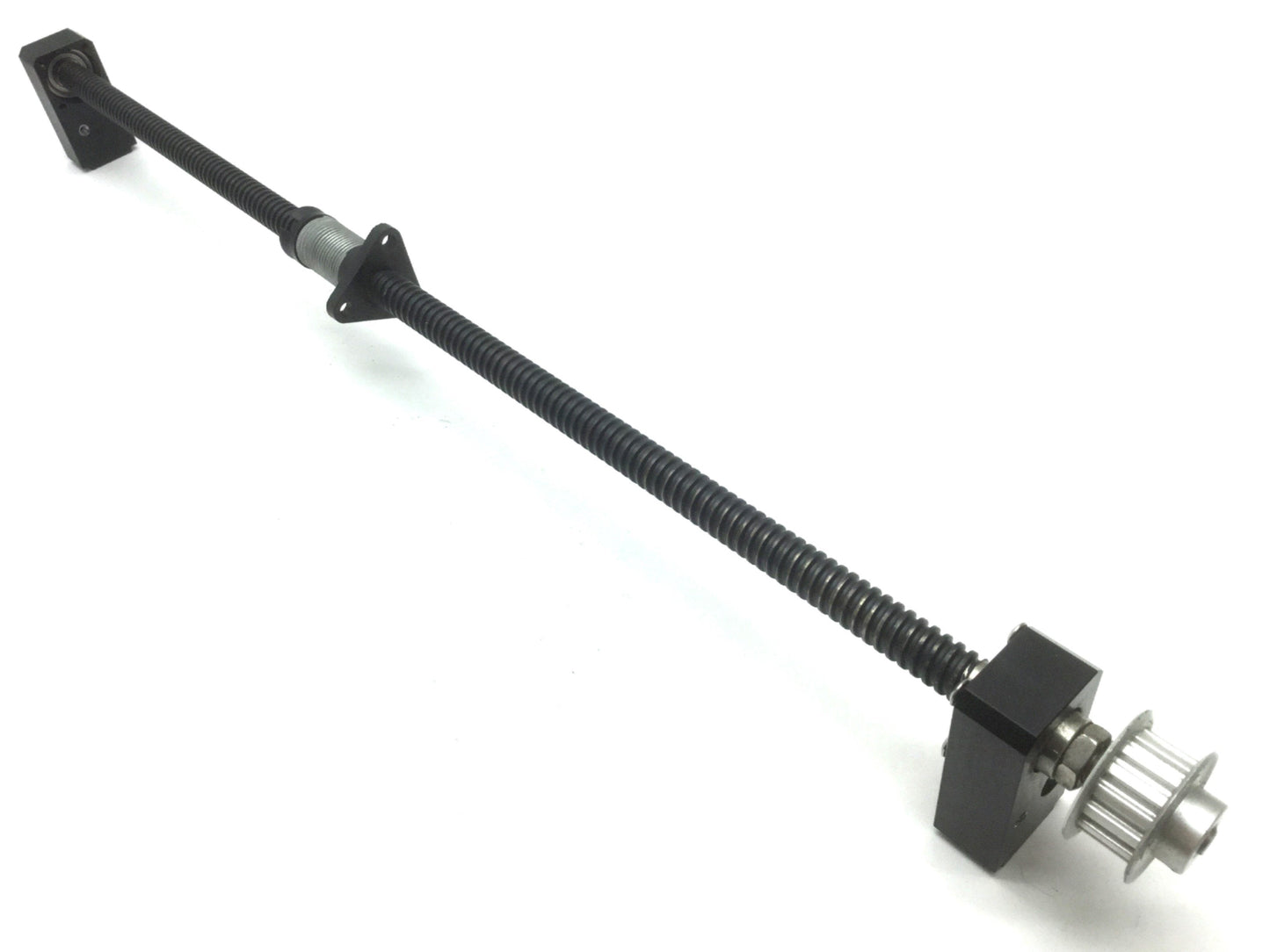 Used Linear Lead Screw With Anti Backlash Nut Right Hand, Travel: 16", Lead: 0.125"