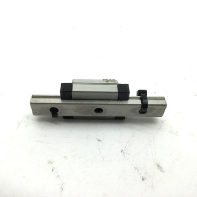 Used NSK 1-60 Linear Bearing Block Width 20mm Height 7.8mm Length 30mm Rail 60mm