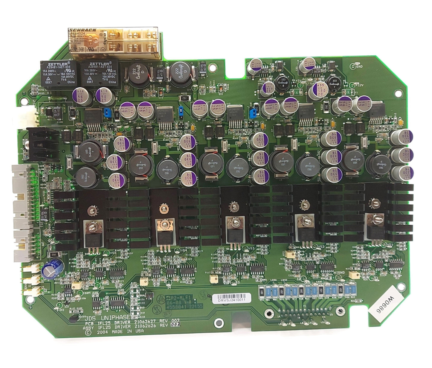 Used JDSU 21062626 Rev. 002 Laser Driver Board, for IFL Series Lasers