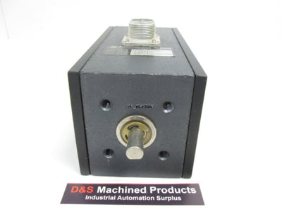 Used Power Mation  715-2 Shaft Encoder NEG, 800/1 Pulse/Rev, 12VDC-In, 3/8"-OD