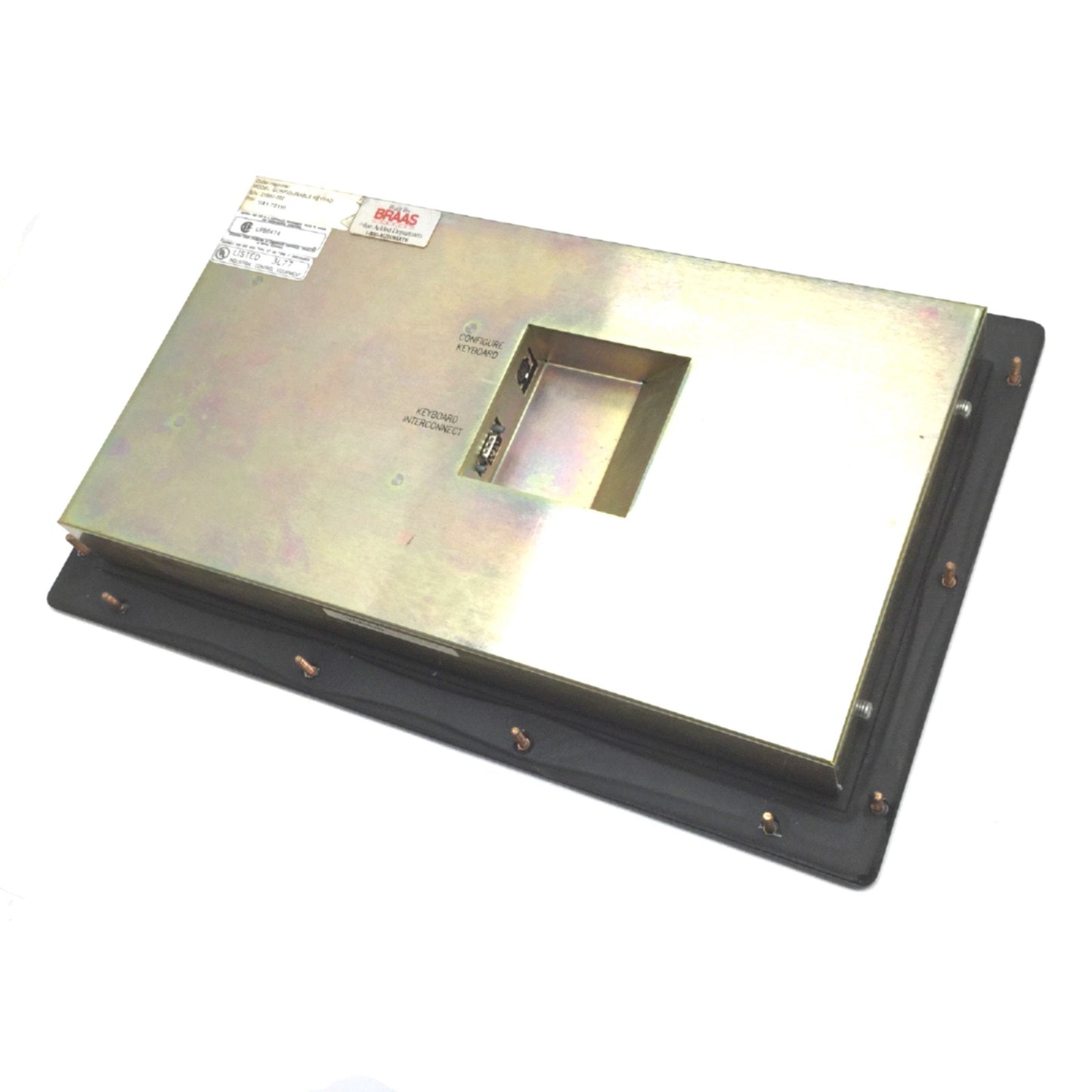 Used Cutler Hammer Factorymate Configurable Keyboard Keypad Operator Interface Panel