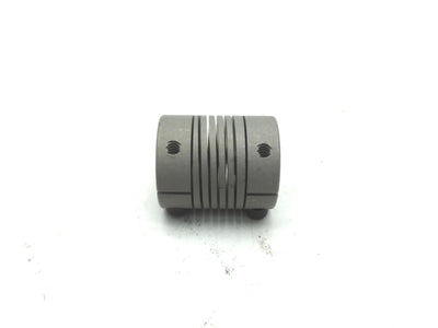 Used Flexible Shaft Clamping Coupling, 1/4" ID, OD: 3/4", Length: 1"