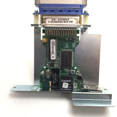 Used Zebra 34011 Rev 2 Ethernet Interface Network Card, For 140xiIII Printers