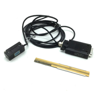 Used Heidenhain LIDA 407 Linear Encoder Length: 131mm & LIDA 47 Scanning Head