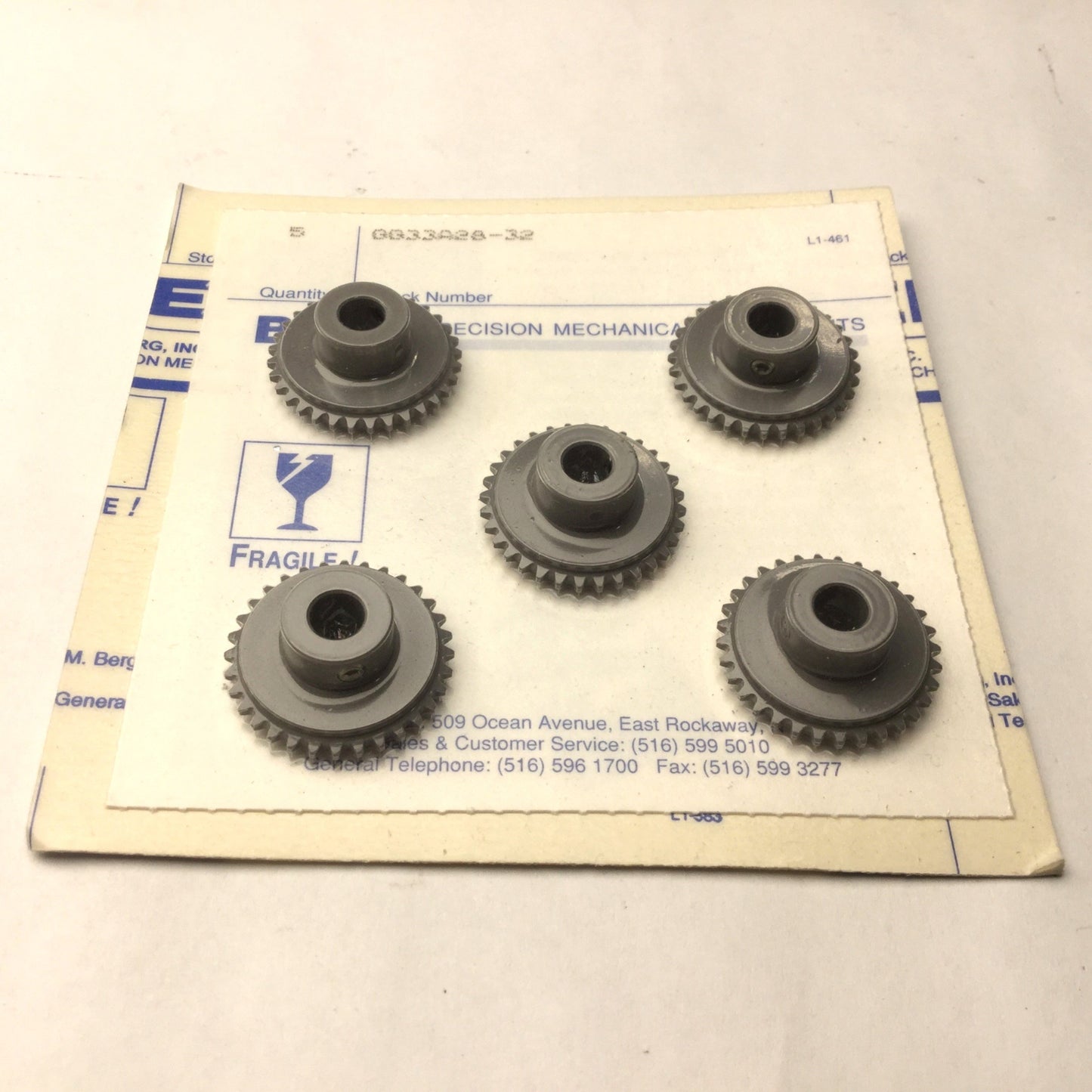 Lot of 10 New WM Berg GG33A28-32 Chain Sprockets, Bore 1/4", 32 Teeth, 1" Pitch