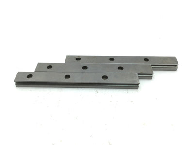 Used Lot of 3 NSK LU15 Linear Bearing Rails Length: 130mm