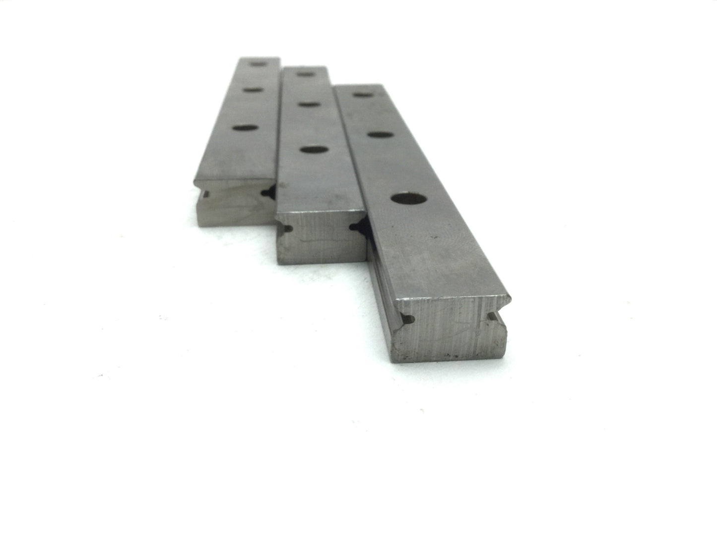 Used Lot of 3 NSK LU15 Linear Bearing Rails Length: 130mm