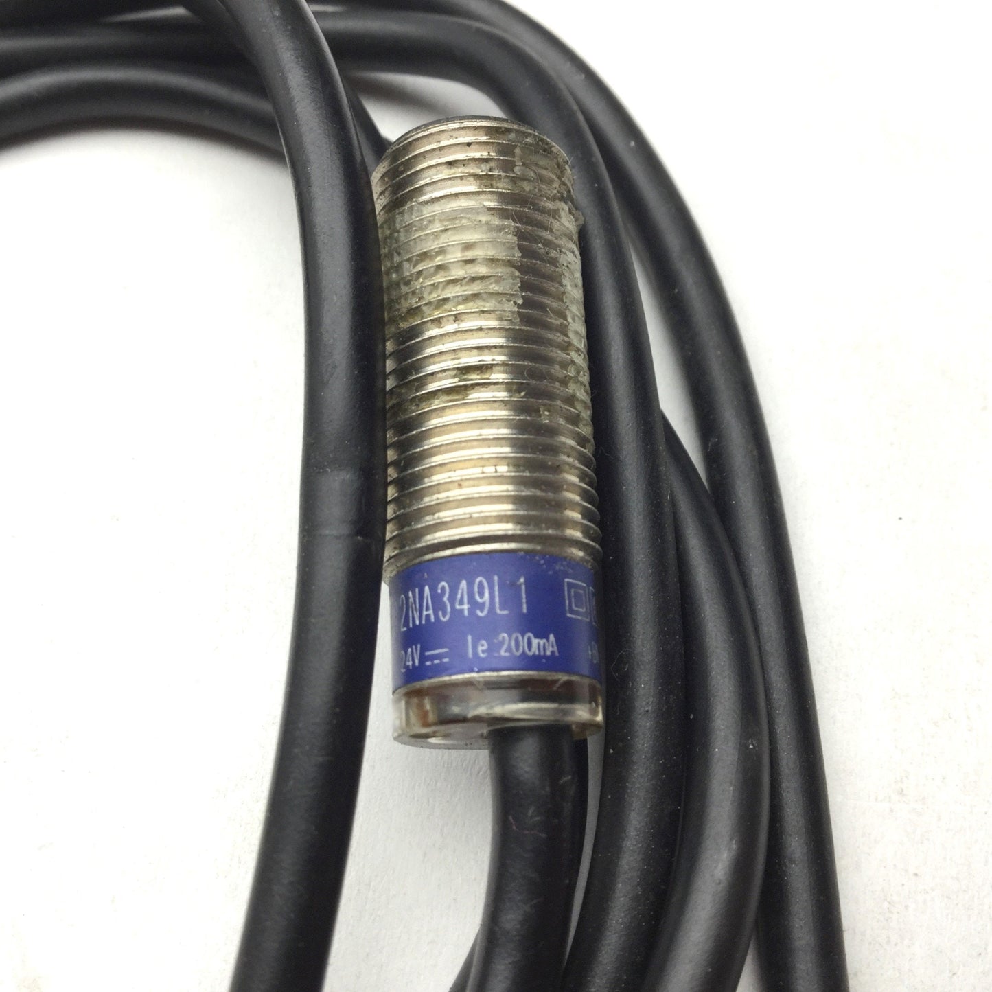 Used Telemecanique XS1N12NA349L1 Proximity Sensor, Voltage: 24VDC, 200mA, 12mm