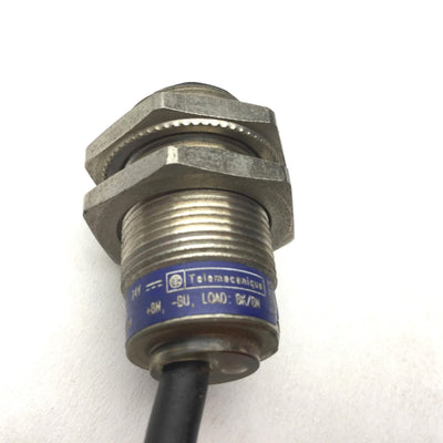 Used Telemecanique XS1N18NA349L1 Proximity Sensor, Voltage: 12-24VDC, 200mA, 18mm