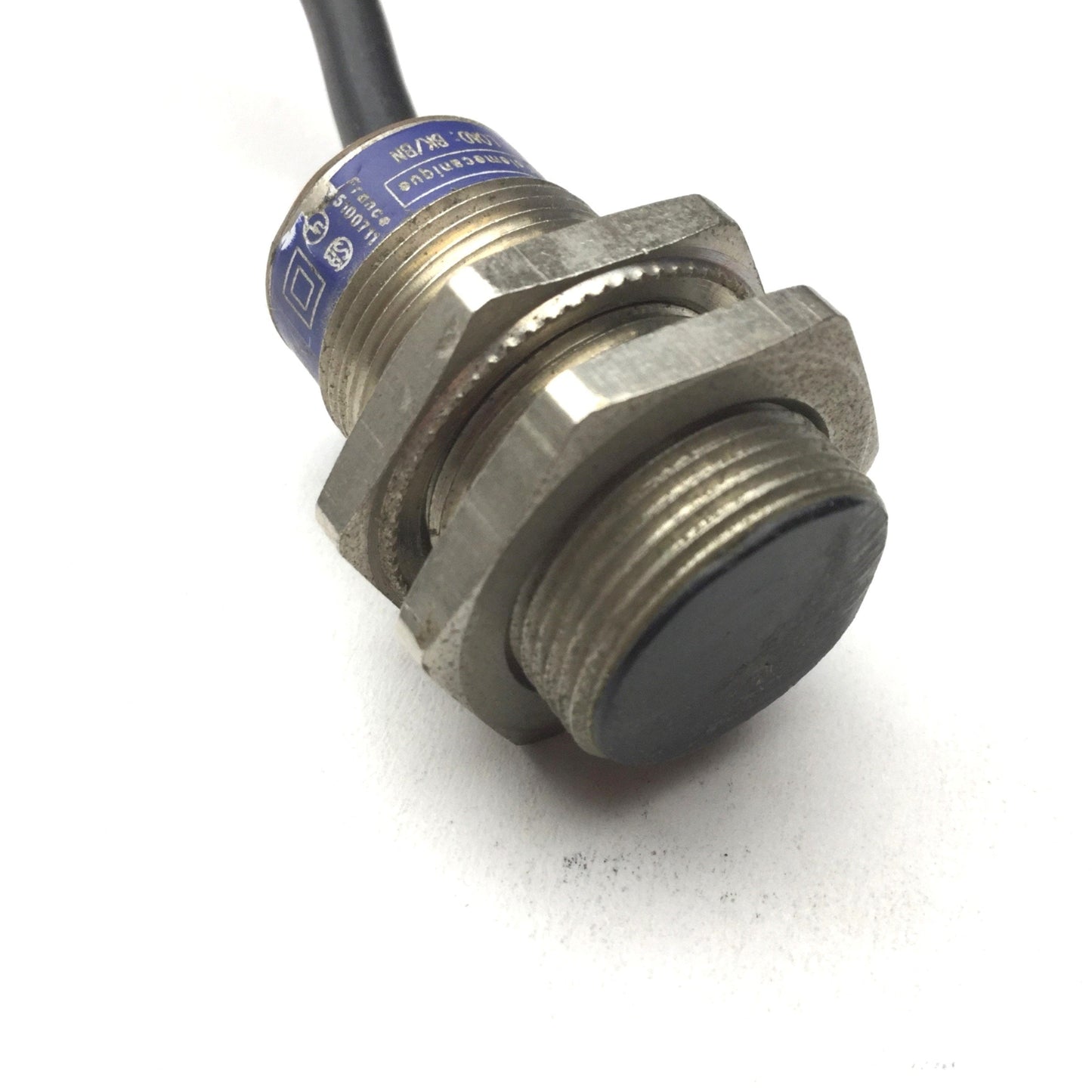 Used Telemecanique XS1N18NA349L1 Proximity Sensor, Voltage: 12-24VDC, 200mA, 18mm