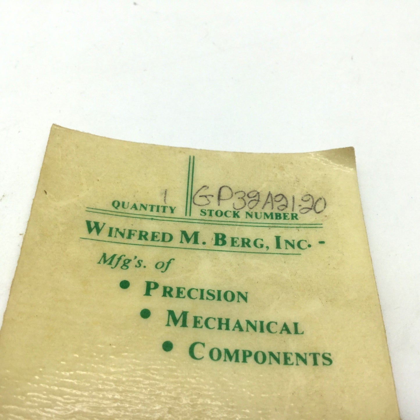 New Lot of 5 New WM Berg GP32A21-20 Chain Sprockets, Bore 3/16, 20 Teeth 0.625 Pitch