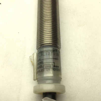 Used Cutler-Hammer E57LAL12T110 Inductive Proximity Sensor, 6-30VDC, Range: 2mm