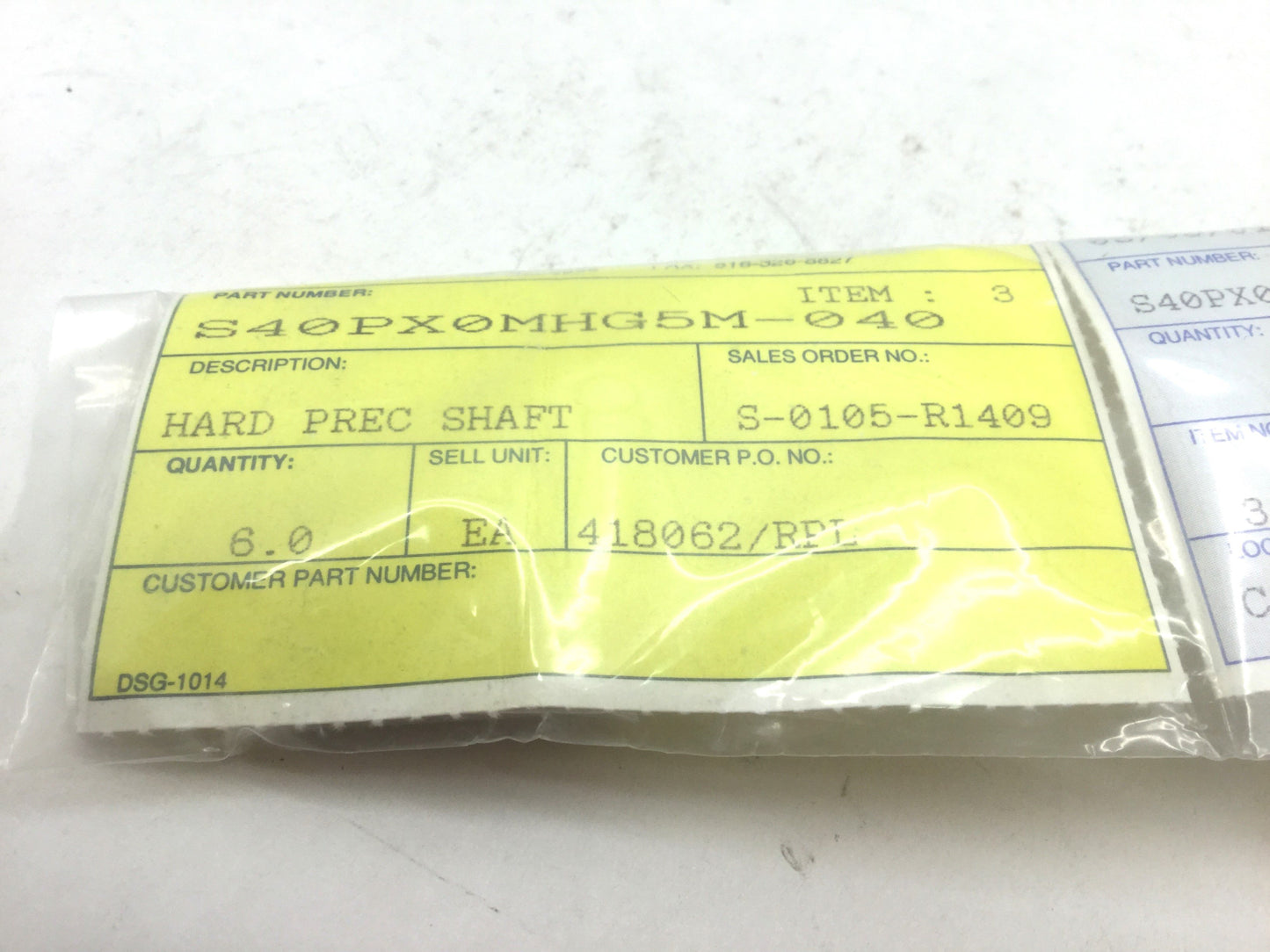 New Lot of 6 New SDP S40PX0MHG5M-040 Shaft 416 Stainless Steel OD: 5mm L: 40mm