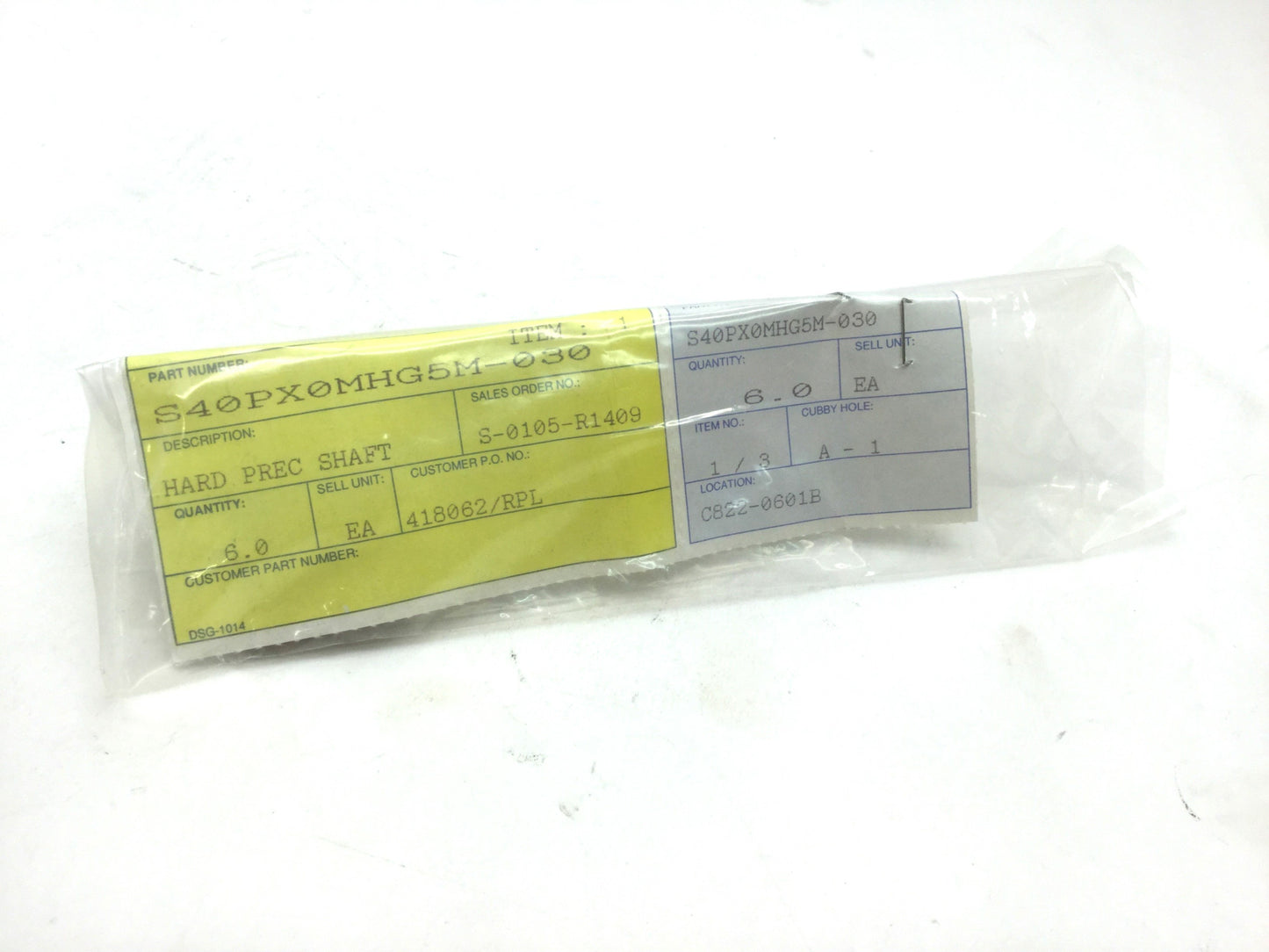 New Lot of 6 New SDP S40PX0MHG5M-030 Shaft 416 Stainless Steel OD: 5mm L: 30mm