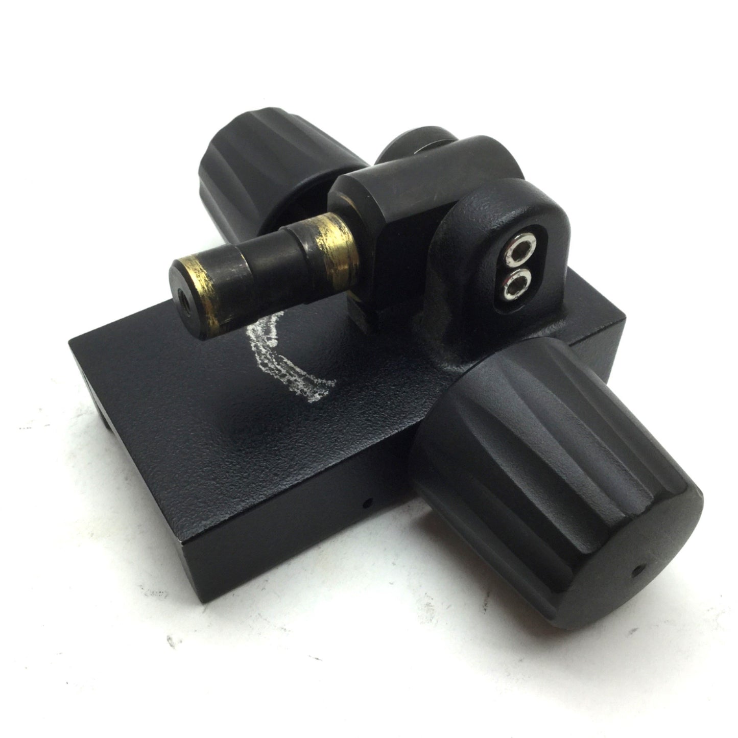 Used Microscope Adjustable Focus Mount, Throat: 44mm, Shaft OD: 15.75mm