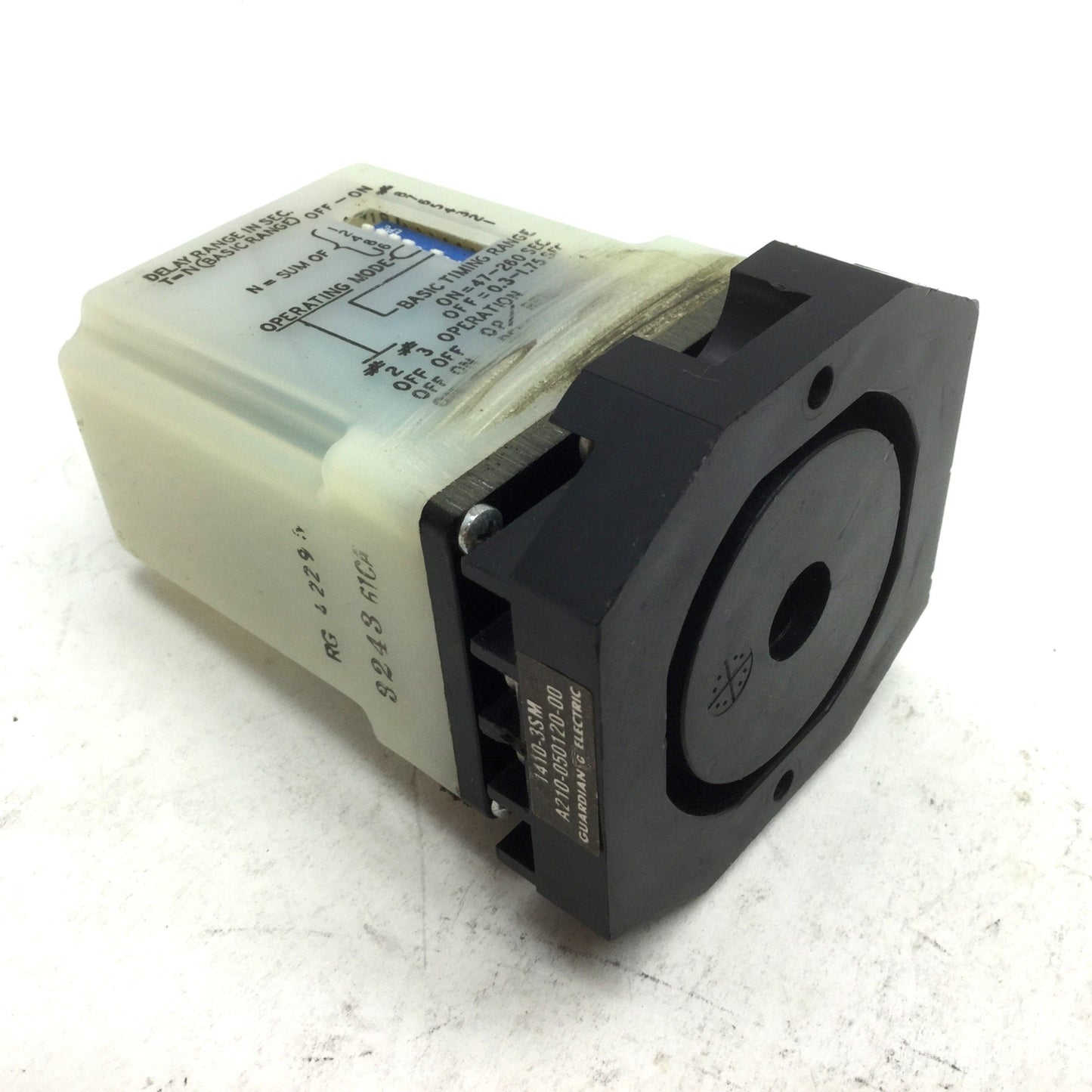 Used Guardian California 0521-1481-9100 Time Delay Relay 24V, 0.3-1.75 / 47-260 Sec