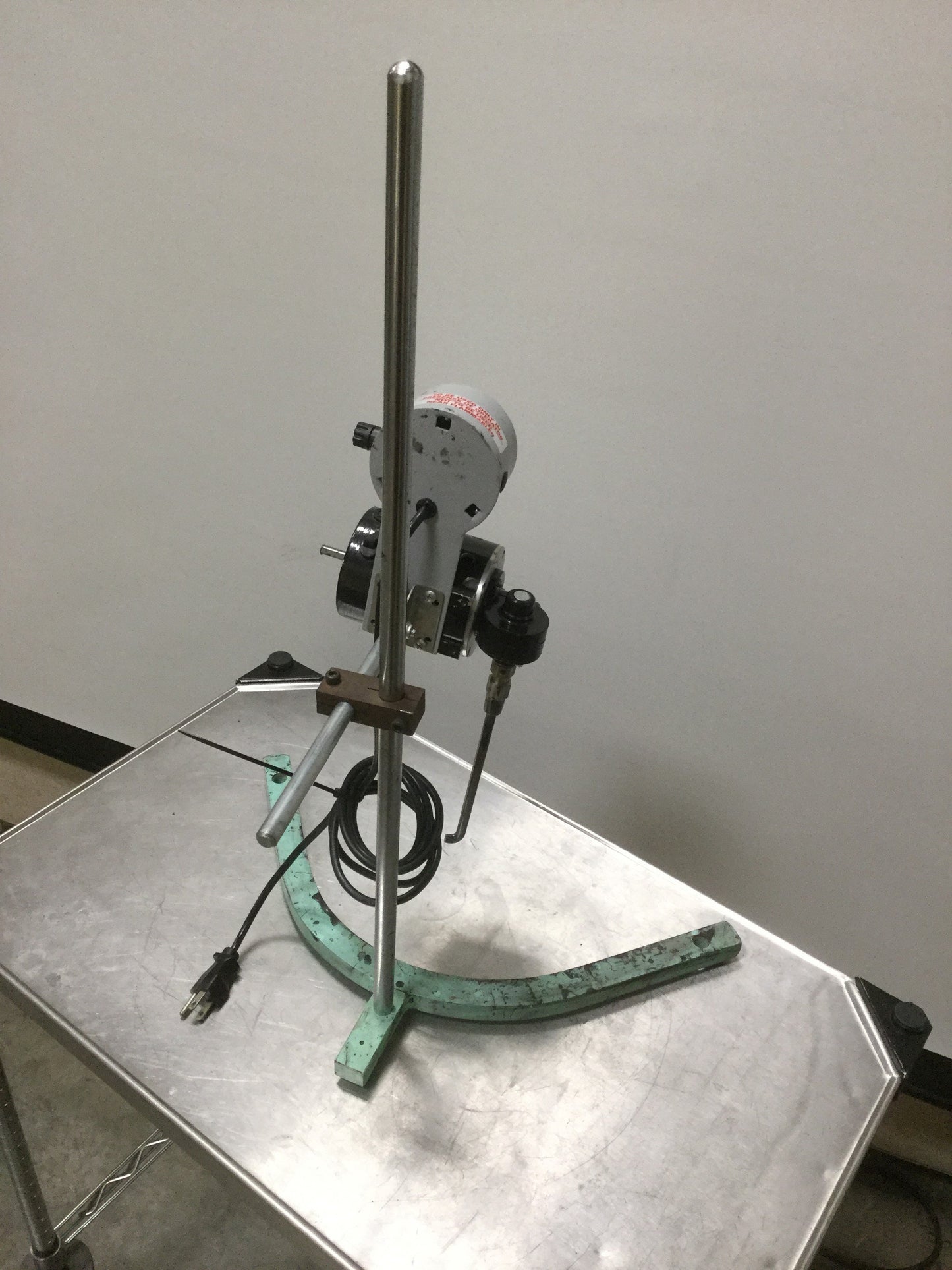 Used Talboy 102 Overhead laboratory Stirrer Mixer Jacobs Chuck 500-7500RPM Ratio 10:1