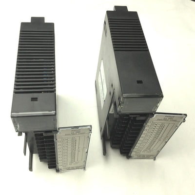 Used Lot of 2 GE Fanuc IC693MDL645D Input Module, 24VDC 16-Point POS/NEG Logic