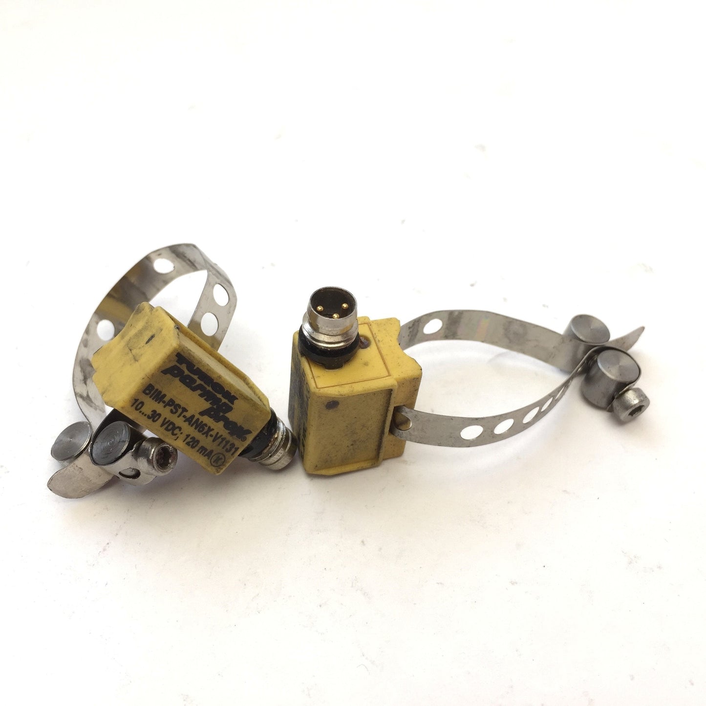 Used Lot of 2 Turck BiM-PST-AN6X-V1131 Magnetic Field Sensor, M8x1, 10-30VDC, NO, NPN