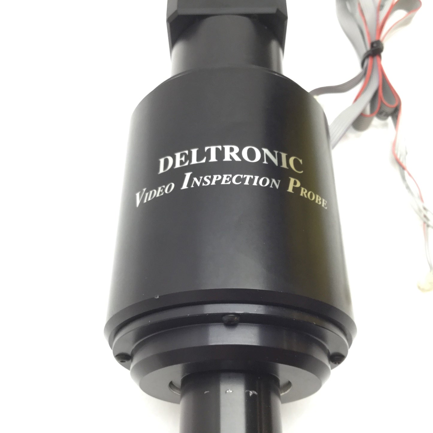Used Deltronic Video Inspection Probe For DVC System W/ 361002 Photo Sensor Assembly