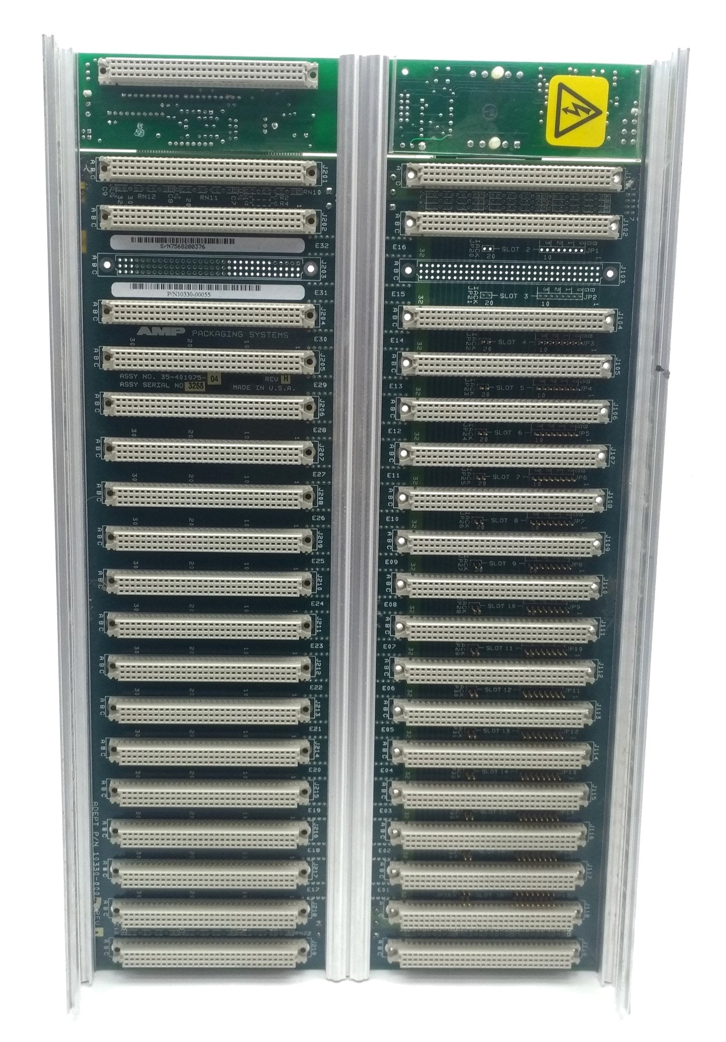 Used Adept 10330-00055 MV-19 Robot Controller Backplane, 19-Slot