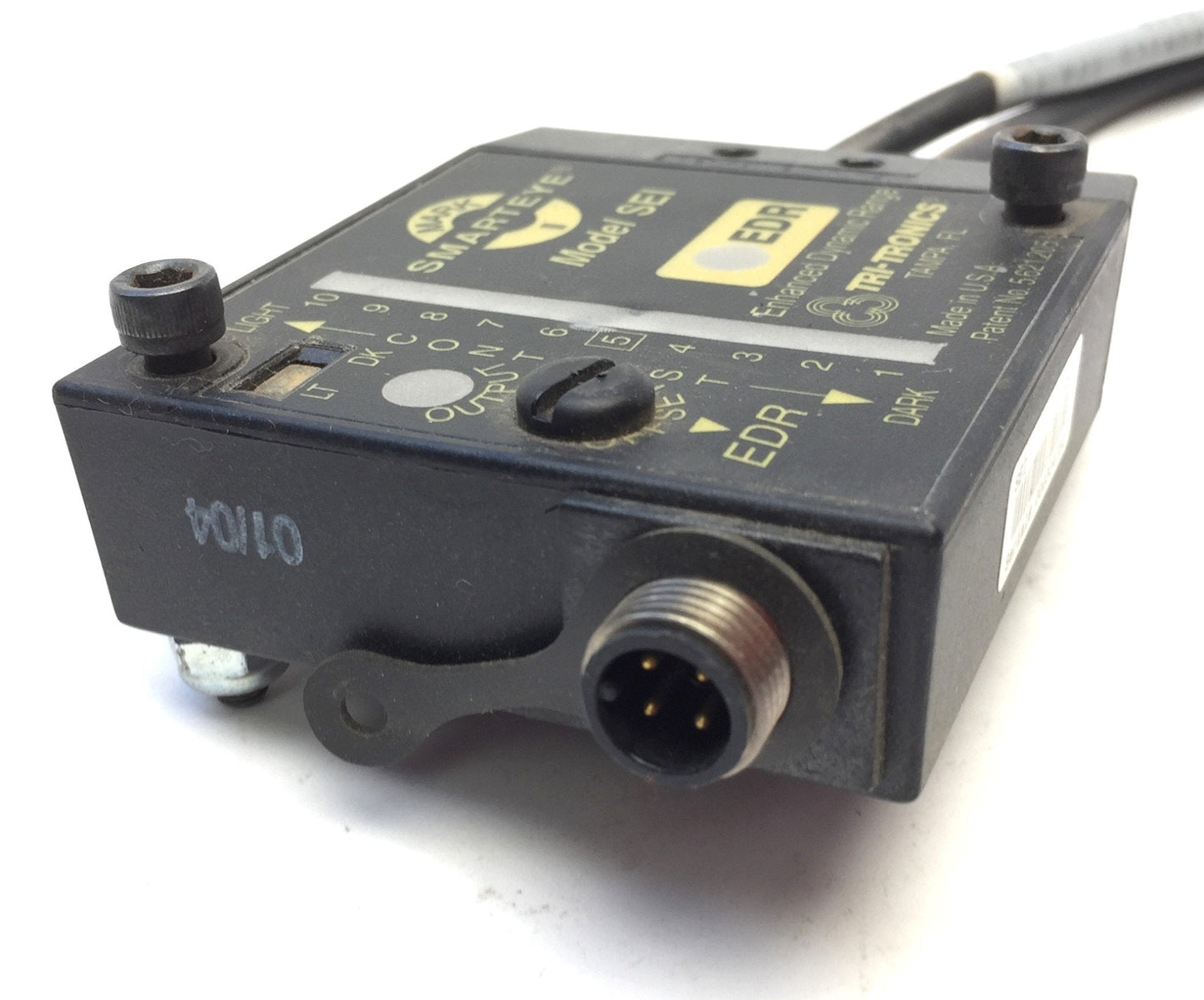 Used Tri-Tronics Model SEI SmartEye Mark II Photo Sensor 12-24VDC, BF-A-36TP Cable