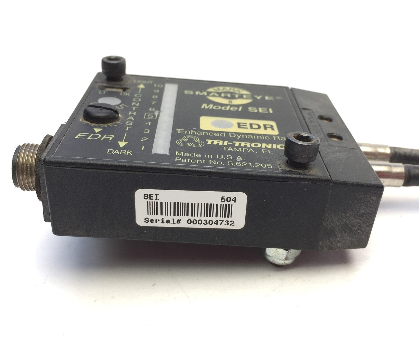 Used Tri-Tronics Model SEI SmartEye Mark II Photo Sensor 12-24VDC, BF-A-36TP Cable