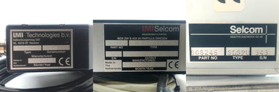 Used LMI SLS7000 Laser Triangulation Sensor System, 14-15mm Range, RS-232, 110/230VAC