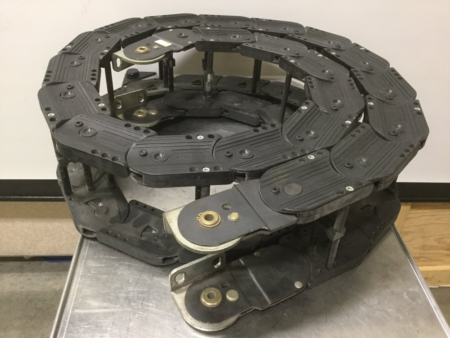 Used DYNATECT Gortrac 12358/98-12 Nylatrac Cable & Hose Carrier L 7' 8" W 4.5" D 3"