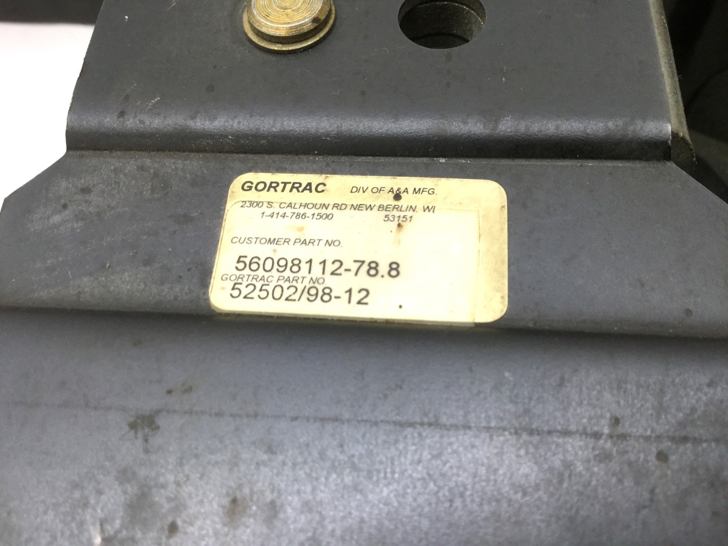 Used DYNATECT Gortrac 52502/98-12 Nylatrac Cable & Hose Carrier L 64" W 3.5" D 3"